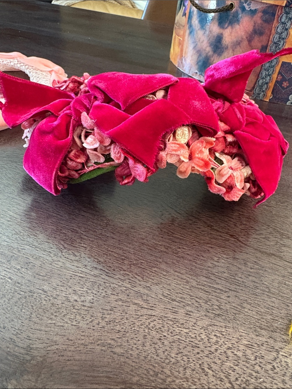 Bundle of Two Vintage Pink Calot Hats - Picture 6 of 15